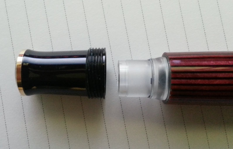 Reattaching a Pelikan M600 section
